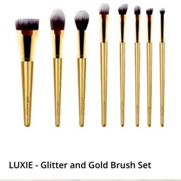 Luxie Glitter and Gold Brush Set - Picture 2 of 12